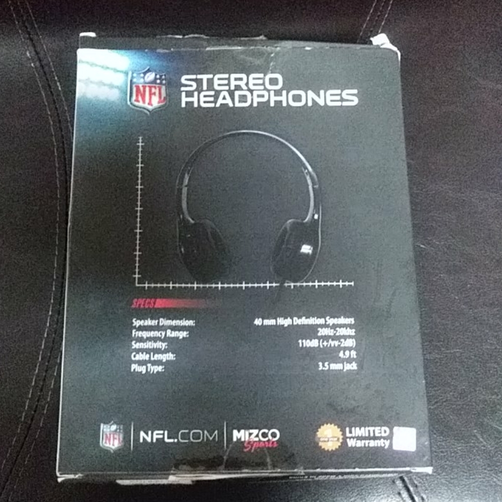 NFL Stereo Headphones - Picture 2 of 3